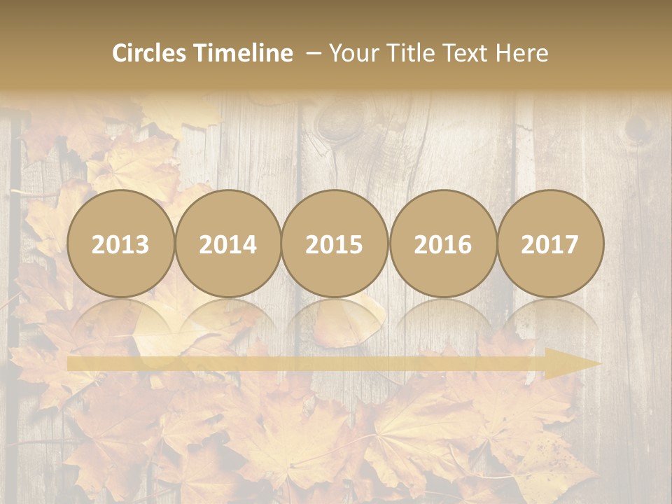 Space Textured Leaf PowerPoint Template