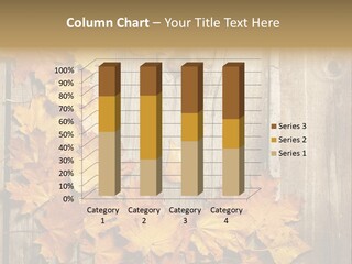 Space Textured Leaf PowerPoint Template