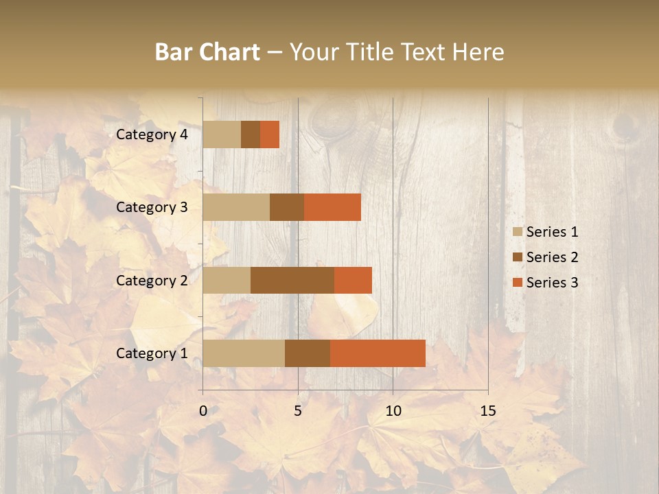 Space Textured Leaf PowerPoint Template