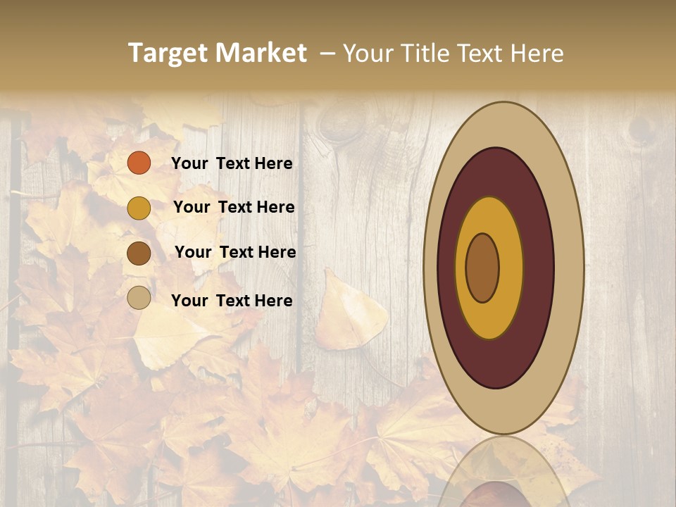 Space Textured Leaf PowerPoint Template