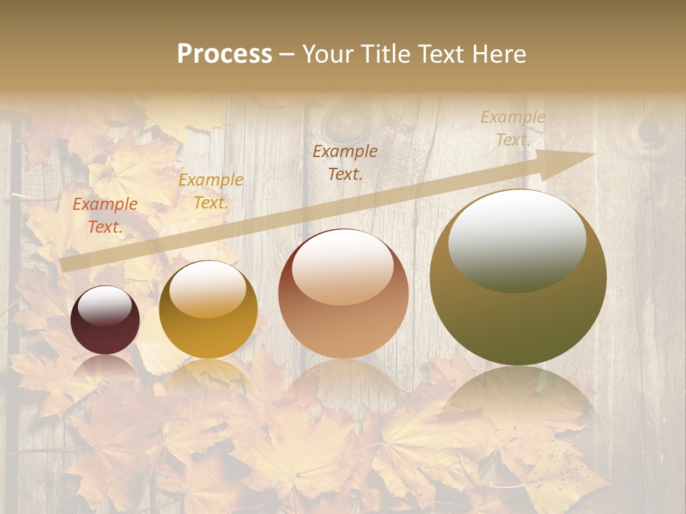 Space Textured Leaf PowerPoint Template