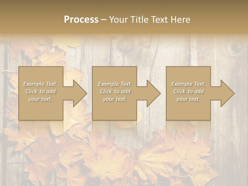 Space Textured Leaf PowerPoint Template