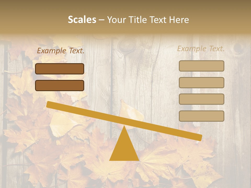 Space Textured Leaf PowerPoint Template