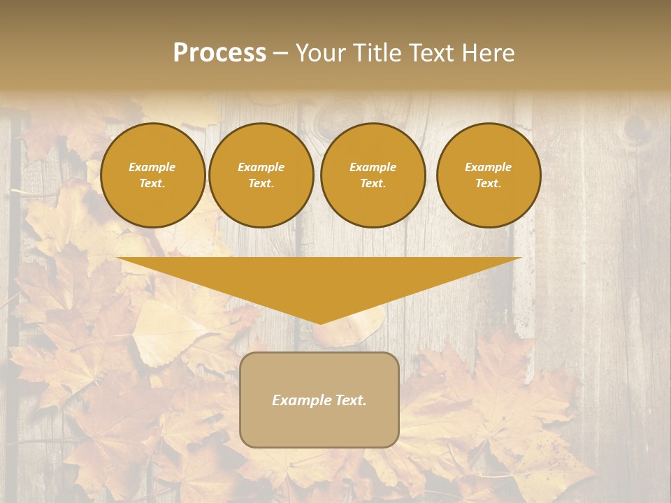 Space Textured Leaf PowerPoint Template