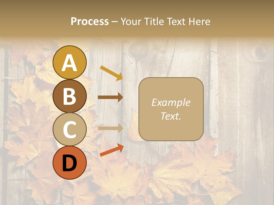 Space Textured Leaf PowerPoint Template