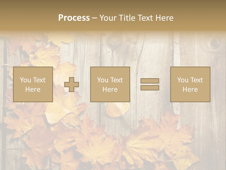 Space Textured Leaf PowerPoint Template