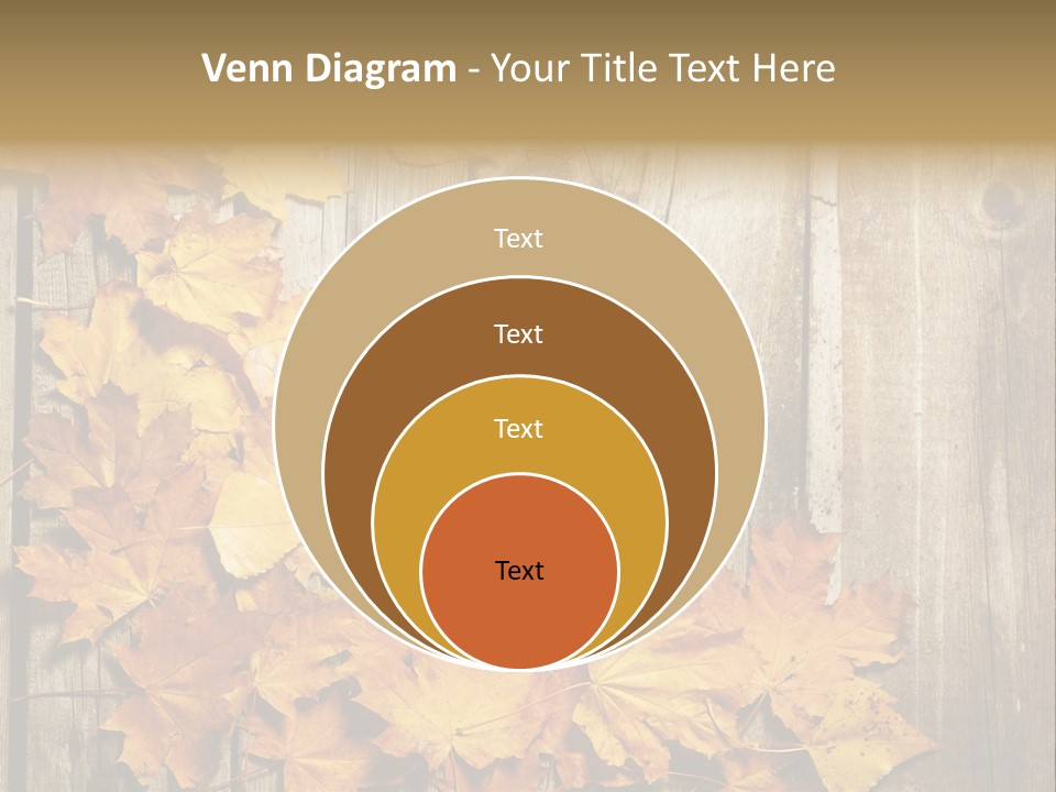 Space Textured Leaf PowerPoint Template