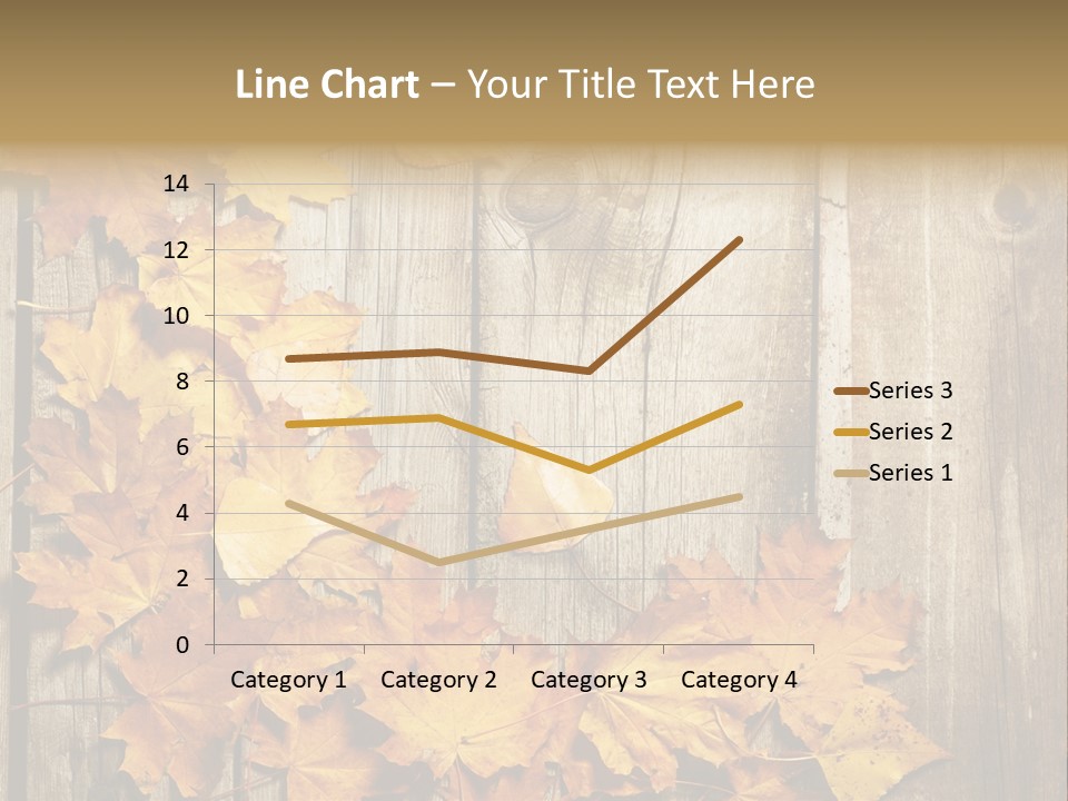 Space Textured Leaf PowerPoint Template