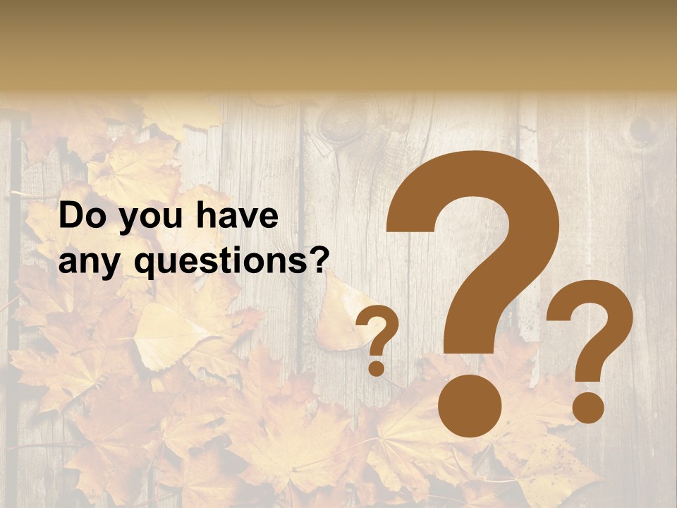 Space Textured Leaf PowerPoint Template