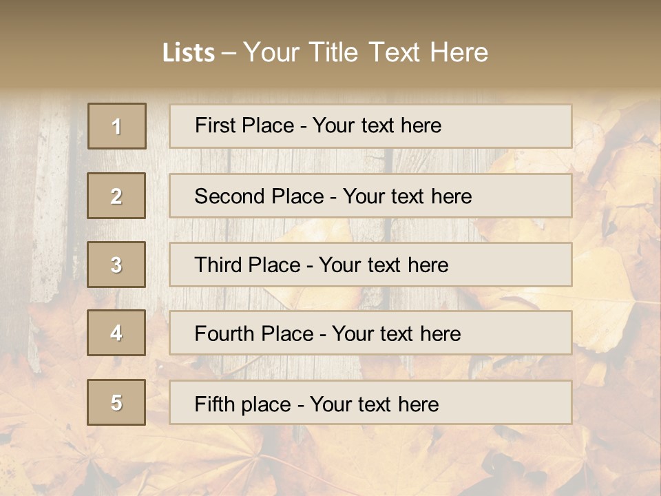 Detail Border Title PowerPoint Template