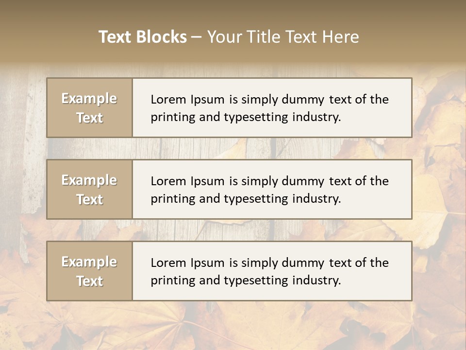 Detail Border Title PowerPoint Template