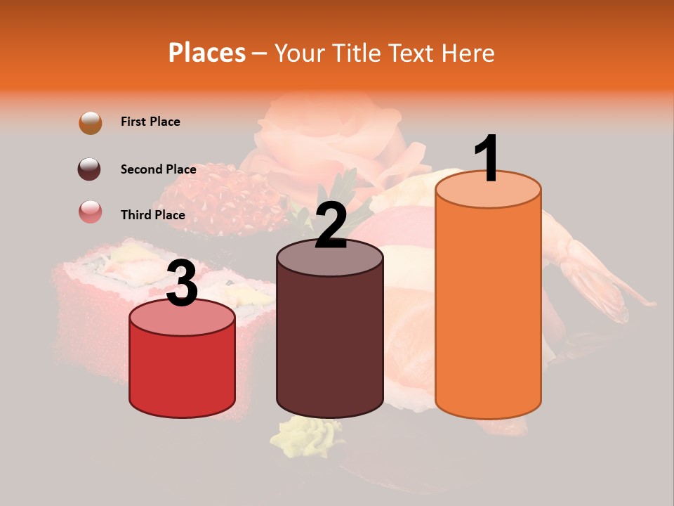 Plate Wasabi Greens PowerPoint Template