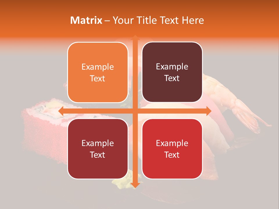 Plate Wasabi Greens PowerPoint Template