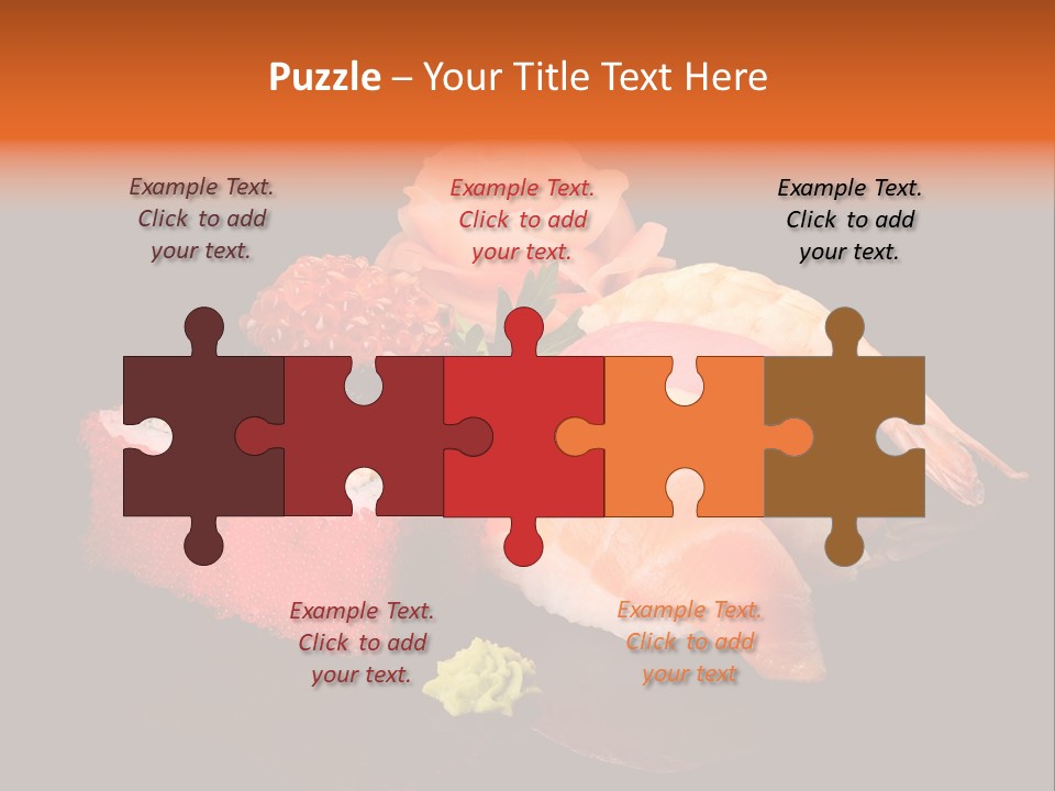 Plate Wasabi Greens PowerPoint Template