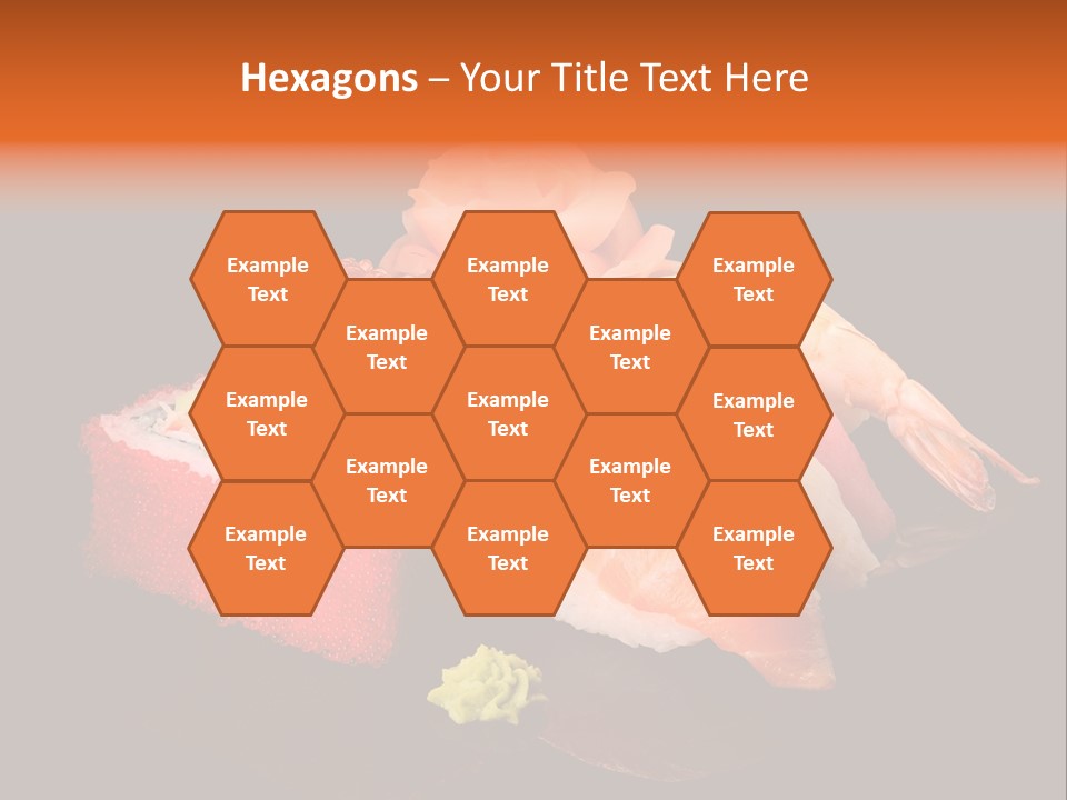 Plate Wasabi Greens PowerPoint Template