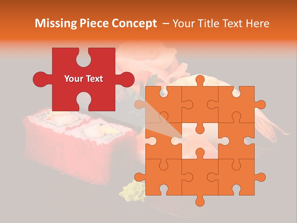 Plate Wasabi Greens PowerPoint Template