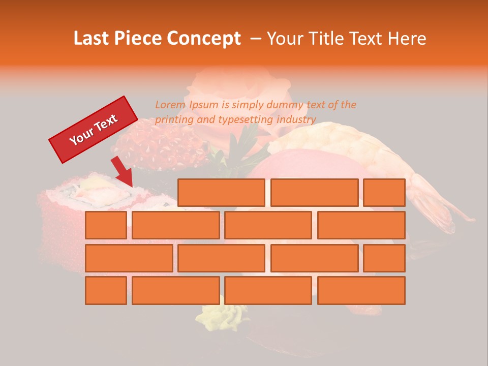 Plate Wasabi Greens PowerPoint Template