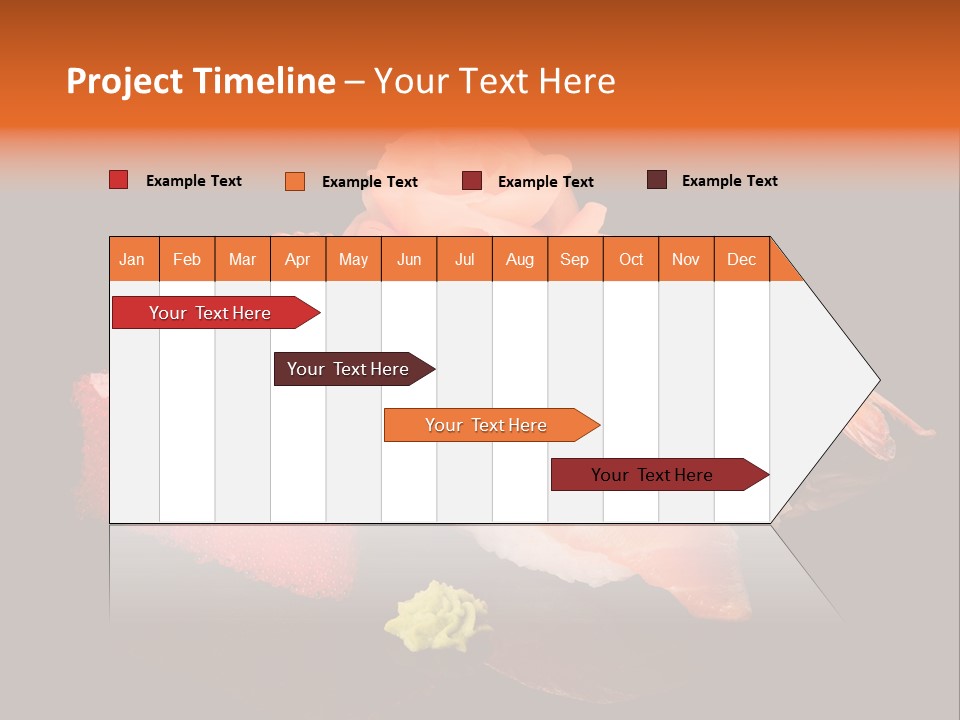Plate Wasabi Greens PowerPoint Template