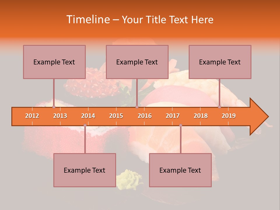 Plate Wasabi Greens PowerPoint Template