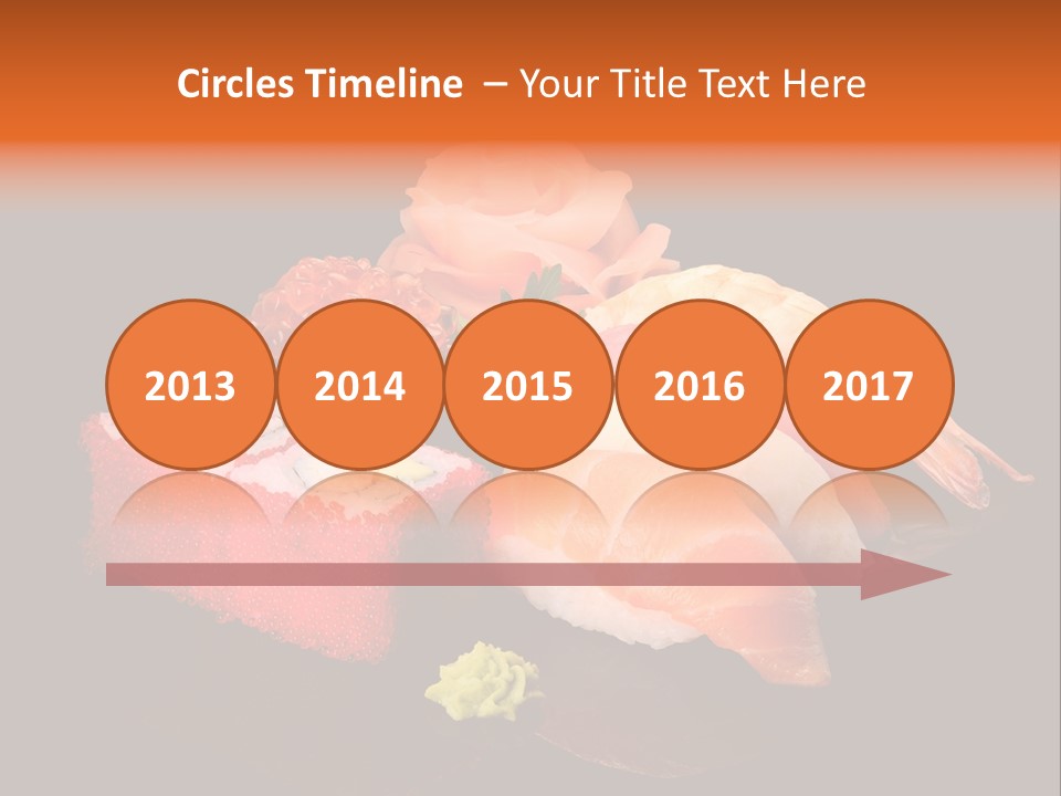 Plate Wasabi Greens PowerPoint Template