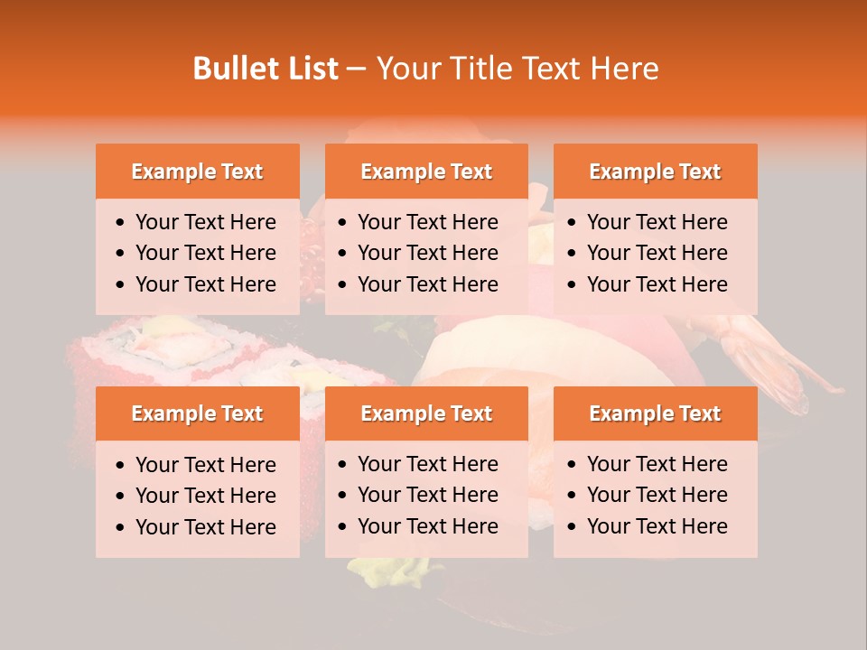 Plate Wasabi Greens PowerPoint Template