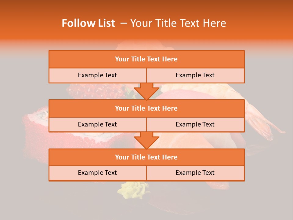 Plate Wasabi Greens PowerPoint Template