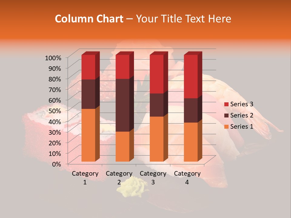 Plate Wasabi Greens PowerPoint Template