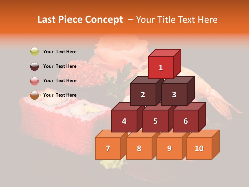 Plate Wasabi Greens PowerPoint Template