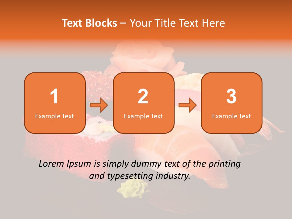 Plate Wasabi Greens PowerPoint Template
