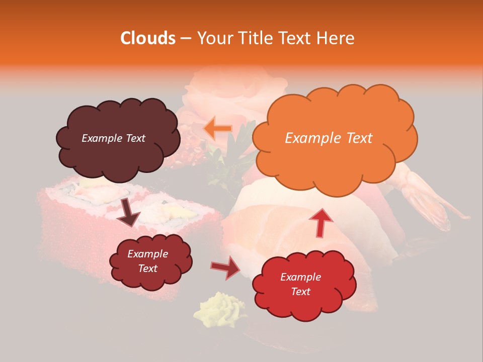 Plate Wasabi Greens PowerPoint Template