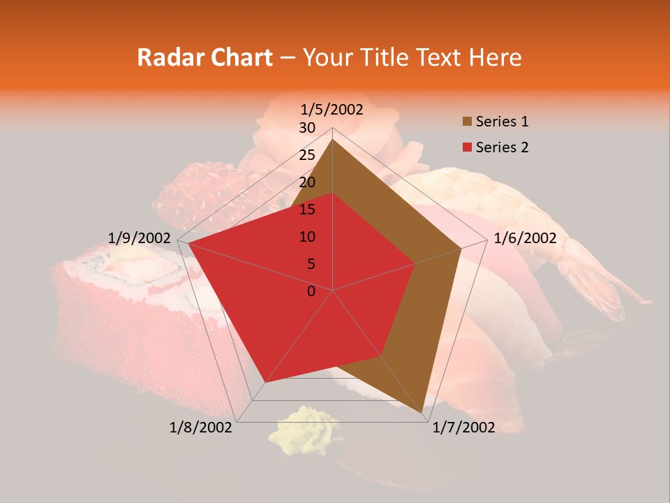 Plate Wasabi Greens PowerPoint Template