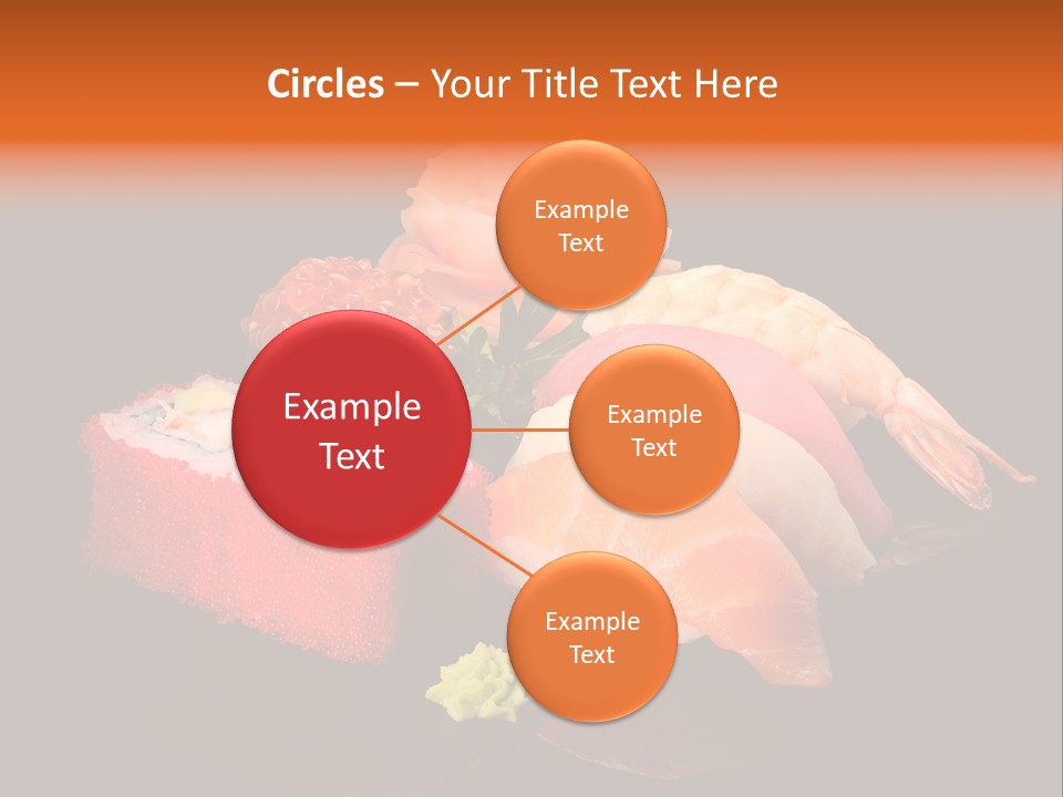 Plate Wasabi Greens PowerPoint Template