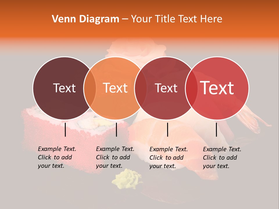 Plate Wasabi Greens PowerPoint Template