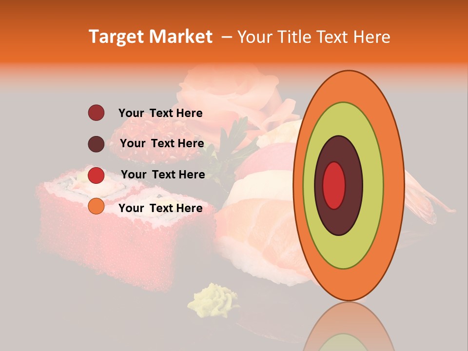 Plate Wasabi Greens PowerPoint Template
