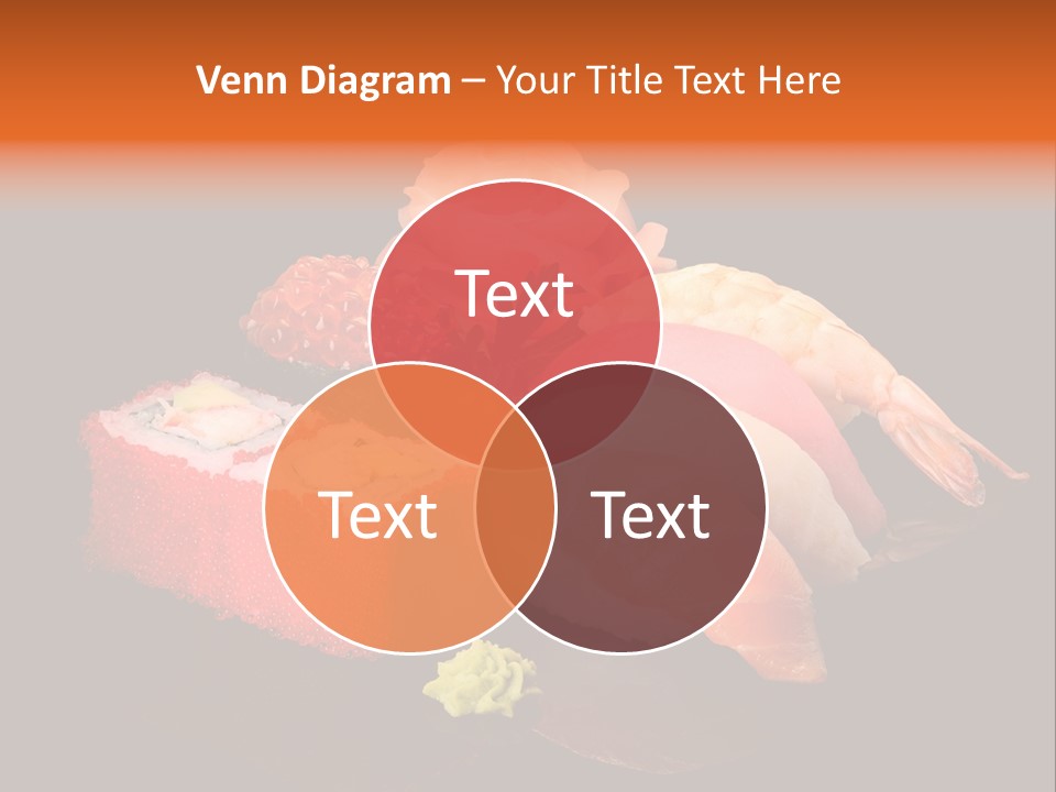 Plate Wasabi Greens PowerPoint Template