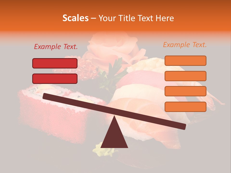 Plate Wasabi Greens PowerPoint Template