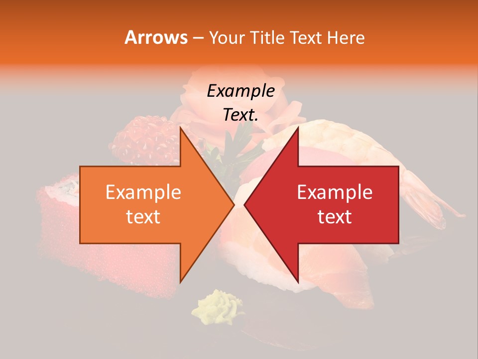 Plate Wasabi Greens PowerPoint Template