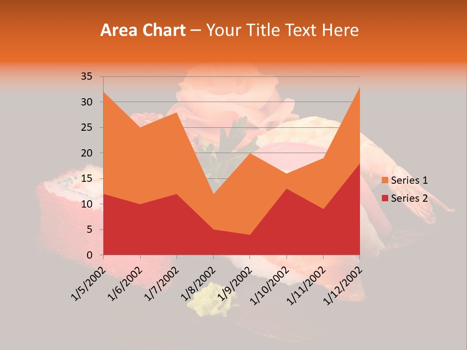 Plate Wasabi Greens PowerPoint Template