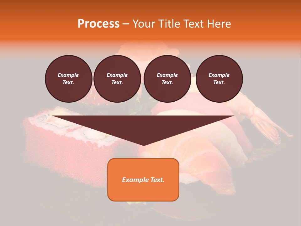 Plate Wasabi Greens PowerPoint Template