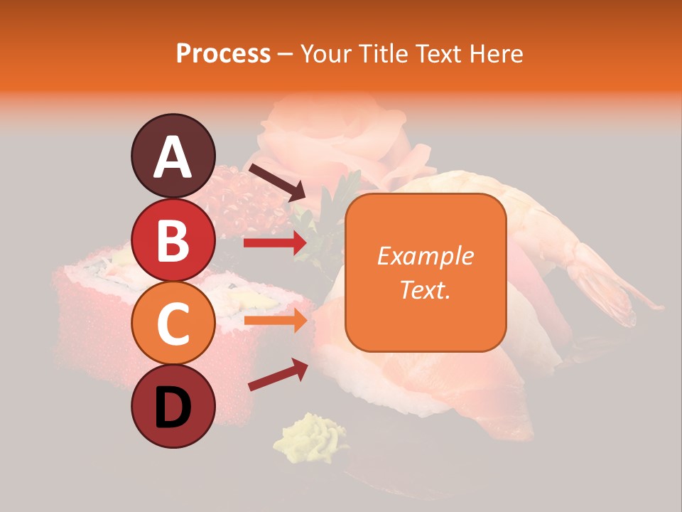 Plate Wasabi Greens PowerPoint Template