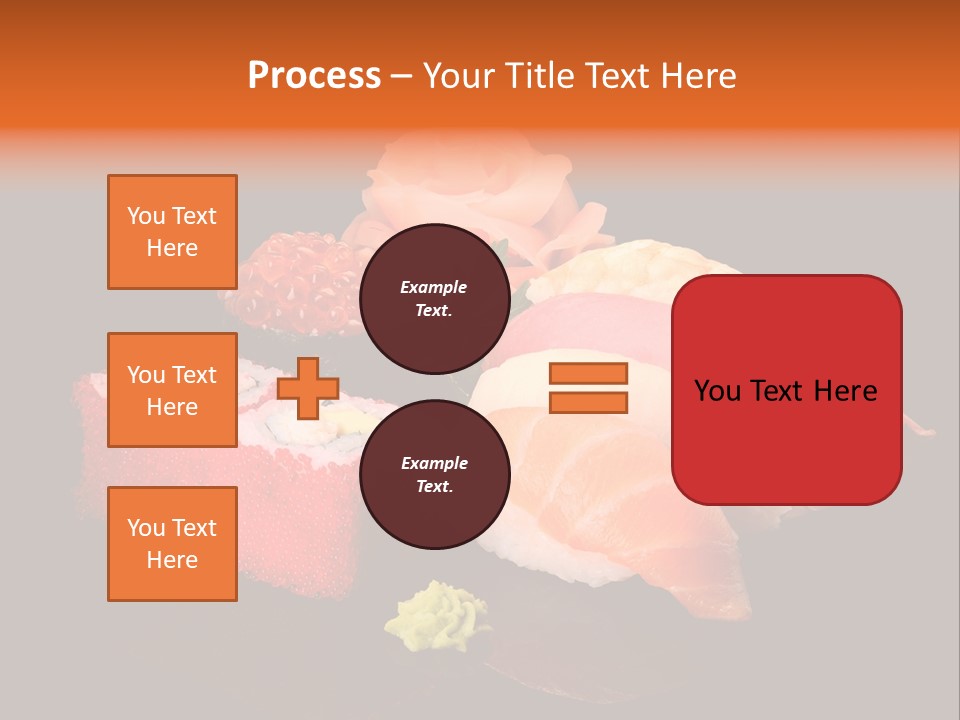 Plate Wasabi Greens PowerPoint Template