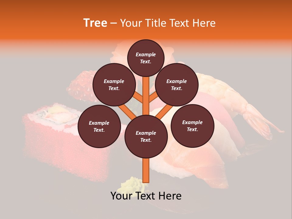 Plate Wasabi Greens PowerPoint Template