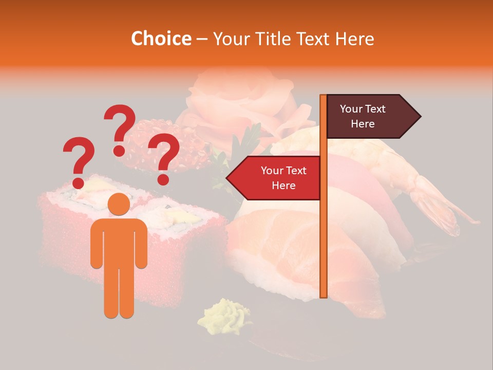 Plate Wasabi Greens PowerPoint Template