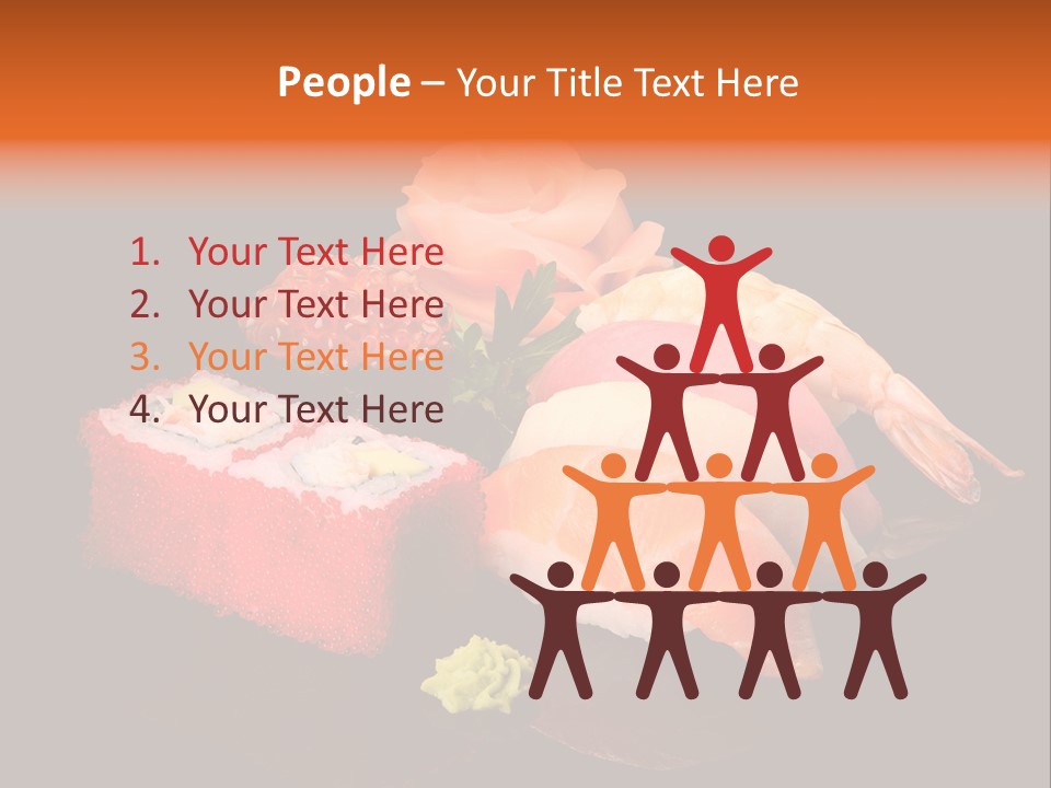 Plate Wasabi Greens PowerPoint Template