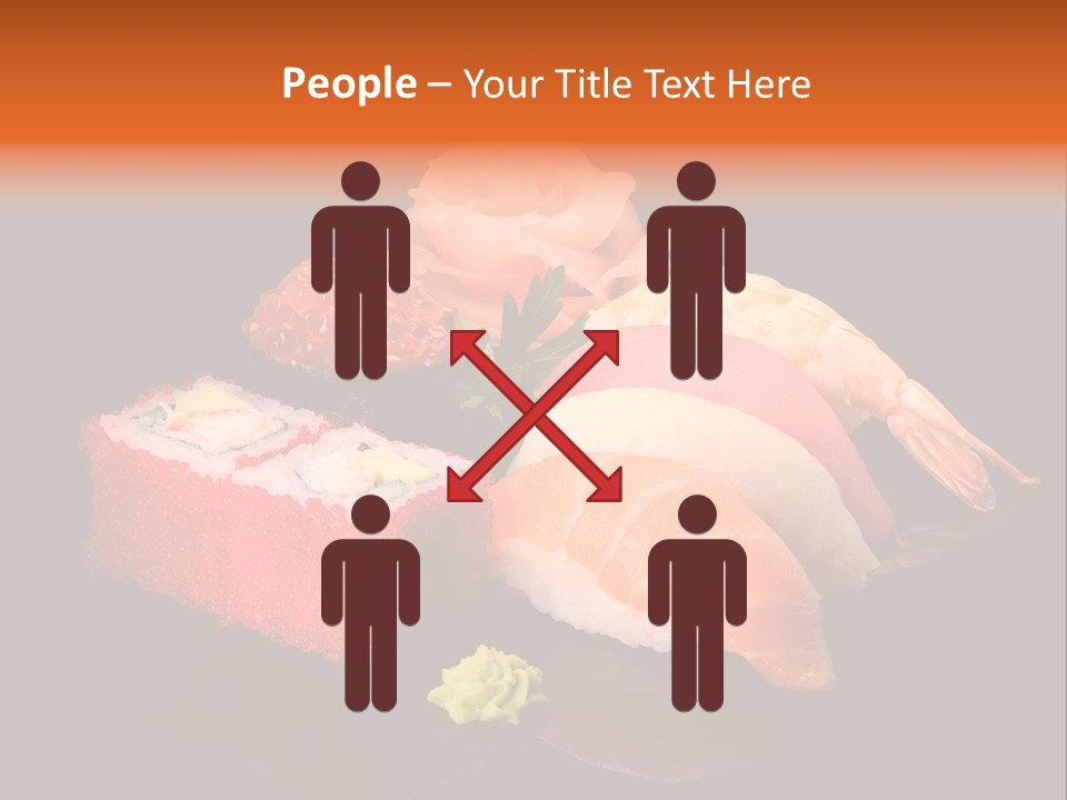 Plate Wasabi Greens PowerPoint Template