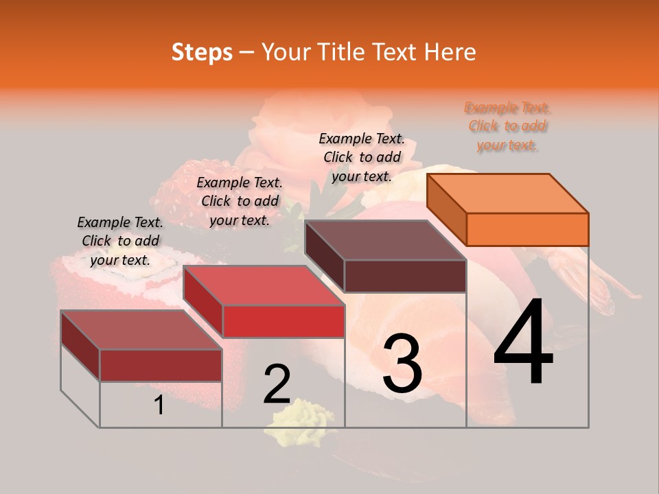 Plate Wasabi Greens PowerPoint Template