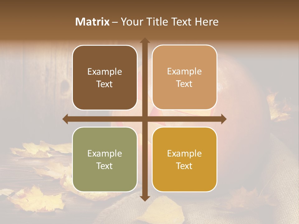 Autumnal Orange Fear PowerPoint Template