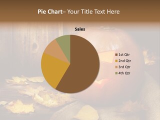 Autumnal Orange Fear PowerPoint Template