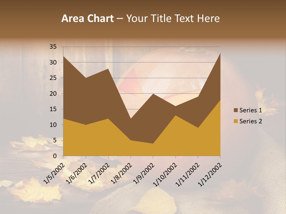 Autumnal Orange Fear PowerPoint Template