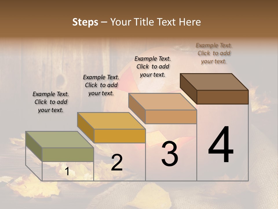 Autumnal Orange Fear PowerPoint Template